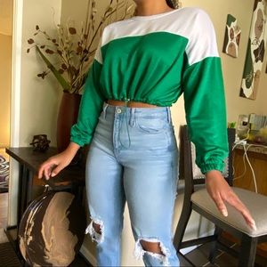 Forever 21 Color Block Crop